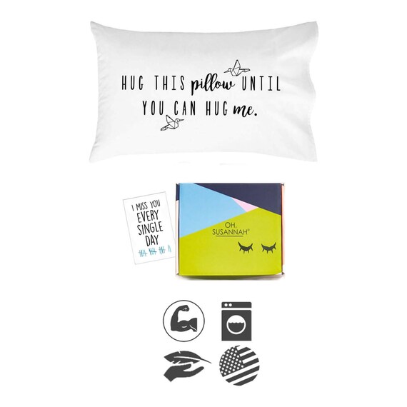 hug this until you can hug me pillow