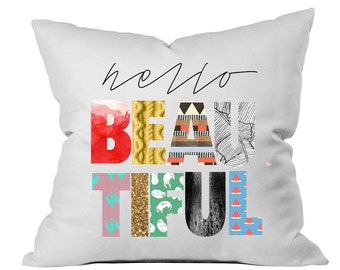 hello beautiful pillow case