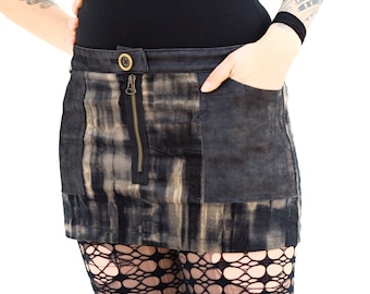 Weathered Rock Skirt - with pockets, post-apocalyptic dystopian steampunk