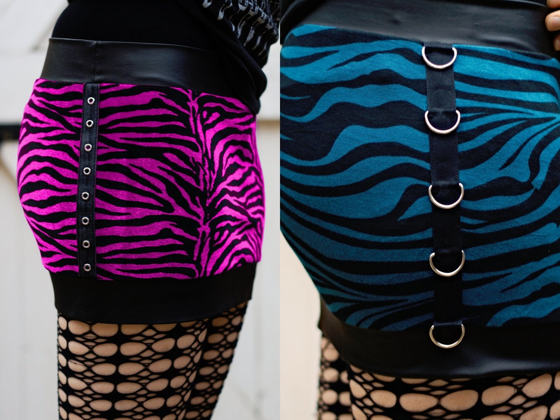 Custom Zebra Skirt Made to Order 10 Colors and Black Faux Etsy