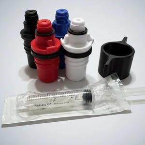 Fizzy Fitting Ball Lock CO2 Adapter | Fügen Sie Karbonisierung zu Pinter 3 Homebrew Faß für Bier, Apfelwein, Met, Soda | Inklusive Universalschlüssel