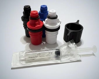 Fizzy Fitting Ball Lock CO2 Adapter | Add Carbonation to Pinter 3 Homebrew Keg for Beer, Cider, Mead, Soda | Includes Universal Wrench