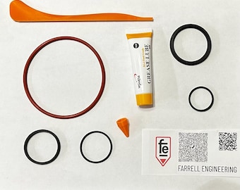 Pinter 3 Seal Rescue Kit – Complete O-Ring & Dock/Tap Seals (Food-Grade TPU + Silicone) | Fix Leaks, Easy Install | Main Cap | Hopper port