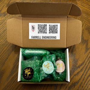 Every Fizzy Fitting is carefully quality inspected and lovingly packaged to arrive in mint condition.