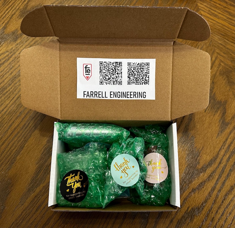 Every Fizzy Fitting is carefully quality inspected and lovingly packaged to arrive in mint condition.