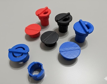 Pinter 3 Hopper Port Replacement Plug | Storage & Cleaning Caps | Homebrew Keg Accessory | Farrell Engineering