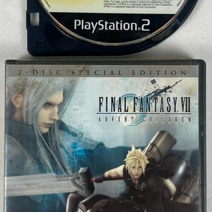 Final Fantasy VII Advent Children DVD 2-Disc Edition with Bonus PS2 Game
