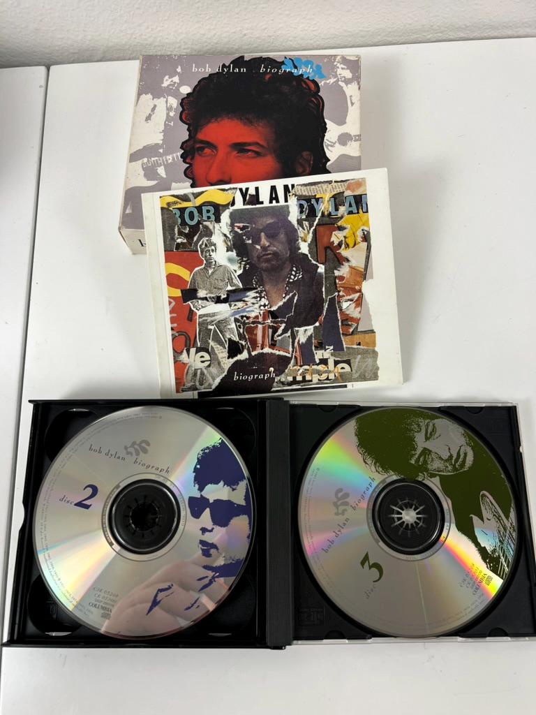 Bob Dylan Biograph 3CD Box Set 1985 Columbia Original USA Folk