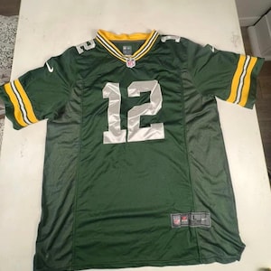 Nike on Field Aaron Rodgers #12 Green Bay Packers Jersey – Size L