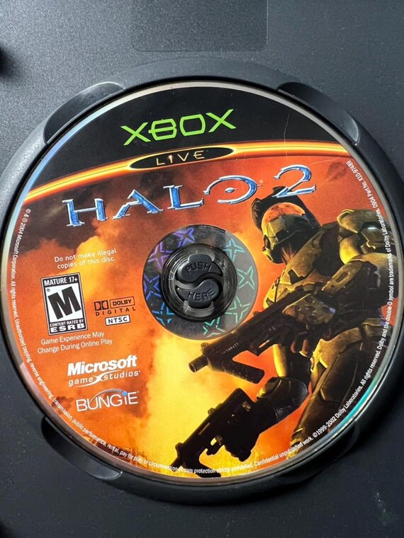 Halo 2 Original Xbox Game Disc | Authentic Microsoft Xbox Live Era