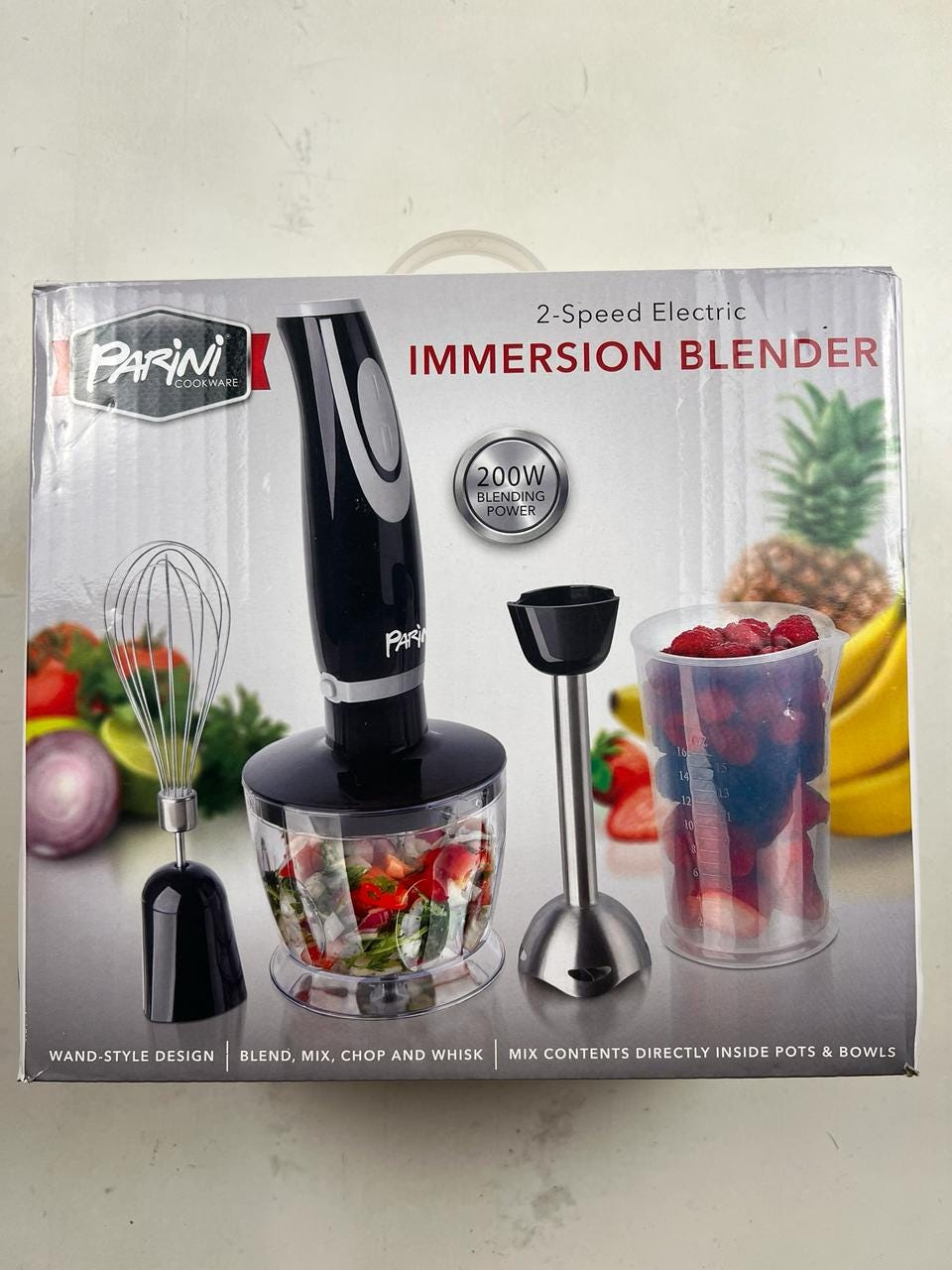 Parini 2-speed Electric Immersion Blender • 200W • Multi