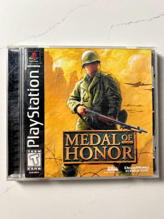 Medal of Honor (PS1) Original Black Label CIB | Classic WWII