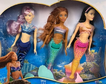 Disney The Little Mermaid – Ariel & Sisters Doll Set • Collectible Edition • Mattel