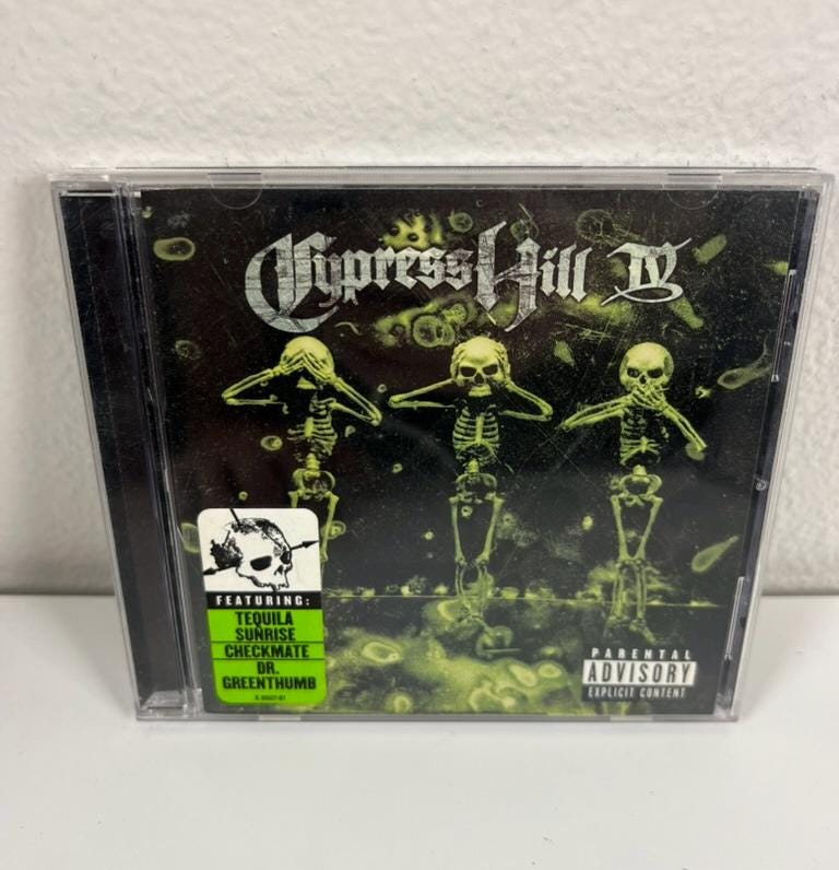 非売品カセット Cypress Hill HIPHOP G-RAP G-LUV Cypress Hill IV CD 1998 | Vintage Hip Hop Rap Album | Original 90s
