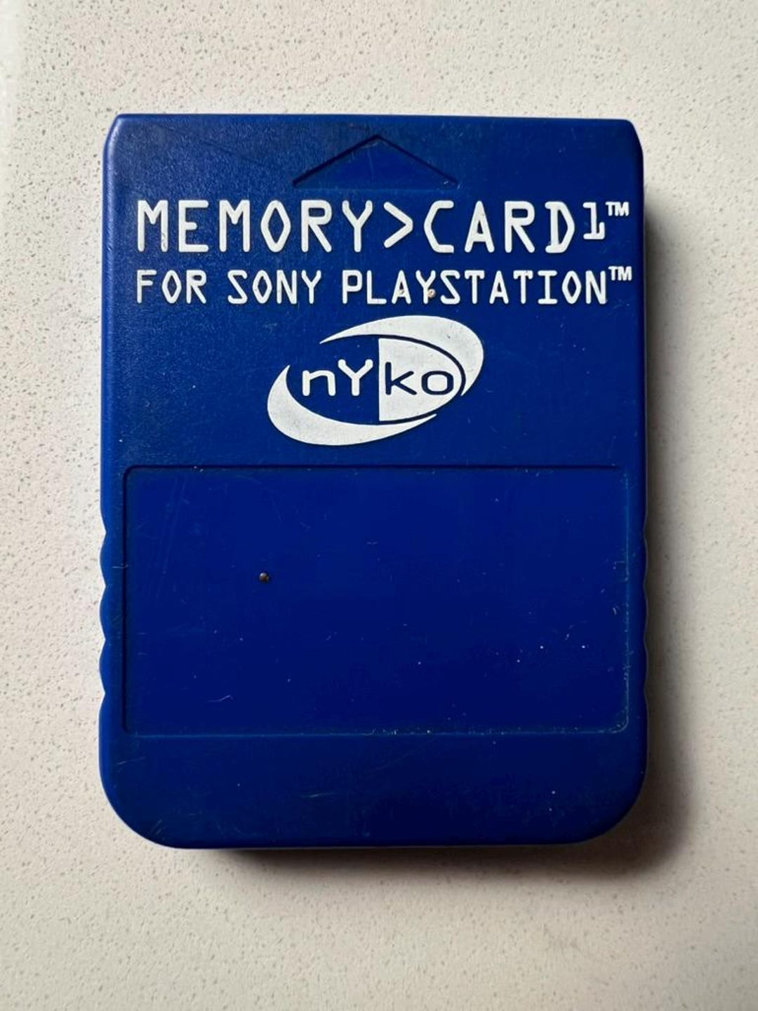 初代 PlayStation Memory Card Vintage Playstation 1 Memory Card Blue Nyko | PS1 Save Card 15