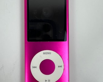 Apple iPod Nano 5th Generation 16GB Pink A1320 Works LCD Screen Defect Tested