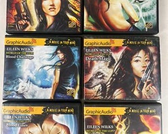 Lot of 6 GraphicAudio CD Sets - World of the Lupi by Eileen Wilks Audiobooks