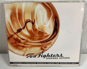 Foo Fighters Stacked Actors CD Single Australia Only Rare Acoustic Rock Collectible