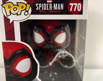 New Funko Pop Miles Morales Crimson Cowl Suit #770 Marvel Gamerverse