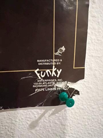 Vintage 2001 Linkin Park Poster Funky Enterprises #3575 Rock Band