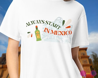 Epcot Drinking Around the World-T-shirt: Mexico Margarita Disneyworld T-shirt