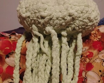 Green lumpy Jellyfish