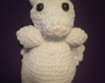 Crochet angel cow