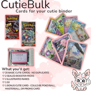 Cutie Card Bundle: Booster Pack, EX, Illustrated Rares