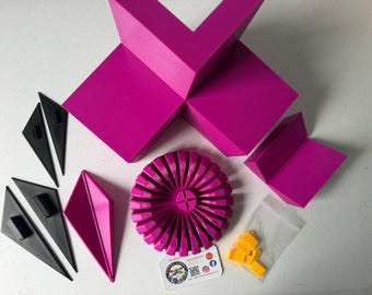 Complete 4-Piece Stained Glass Soldering Jig Bundle | 3D Star, Box/Angle, Vertical, & Wind Spinner Fixtures