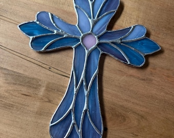 Rita's Cross, heilig christelijk kruis, glas-in-loodpatroon, zonnevangerpatroon, instant hobbylicentie digitale download SVG PDF PNG