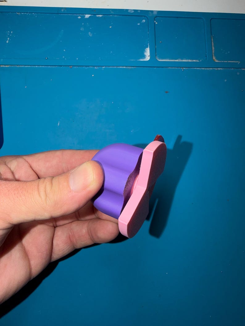 Stained glass grinding- finger saver. Glass grinding tool. Glass polishing tool. Finger protector. Small glass grinding. Glass clamping. afbeelding 8