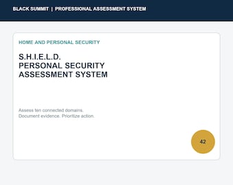 Cuaderno de evaluación de seguridad del hogar / Revisión de riesgos para la seguridad personal, registro de evidencias, plan de acción correctiva y plan de emergencia.