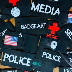 Custom Printed Arm Bands (6) 2 in. Black 4 sizes