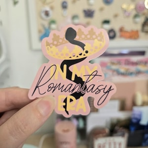 Romantasy Era Vinyl Sticker: Booktok Reader Decal
