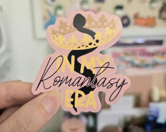 Romantasy Era Vinyl Sticker: Booktok Reader Sticker