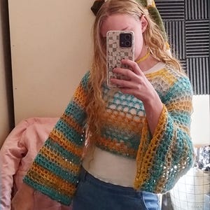 Crochet Mesh Top Pattern