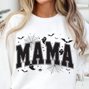 Spooky Mama Halloween png, rétro Halloween svg png, Spooky Mama svg, fantôme effrayant png, BCBG Halloween Mama png, Funny Halloween Mama png