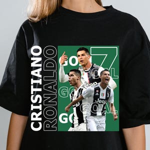 Cristiano Ronaldo Soccer Graphic: PNG Digital Download for T-Shirts