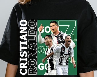 Cristiano Ronaldo Soccer Graphic: PNG Digital Download for T-Shirts