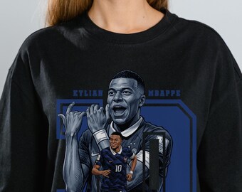 Kylian Mbappe Comic World Cup 2026 T-Shirt Design Png, World Cup 2026 Soccer T-Shirt, World Cup Gift for Men, World Cup 2026 Shirt Designs.