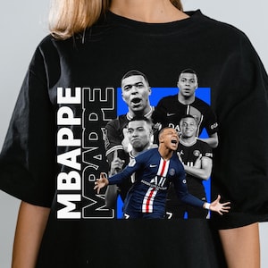 Mbappe Soccer Graphic: Streetwear Football Bootleg Design (PNG Digital Download)