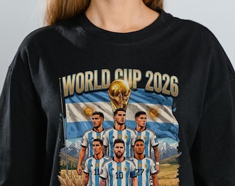 Argentina team soccer design T-shirt png, Soccer Comic Graphic Tees, Soccer DTF Transfer Print, PNG Instant Download and Print.