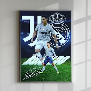 Ronaldo World Cup Soccer Poster: Sports Legend Wall Art (A3 Digital Download)