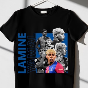 Lamine Yamal Soccer Graphic: Football Streetwear T-Shirt Design (Digital Download Png 11x13 Inches) image 9