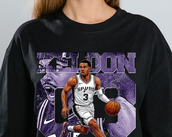 Keldon Johnson  Comic Design Digital Download, Graphic Tee Png, Basketball DTF Sublimation Print, Basketball Streetwear Tshirt Design.