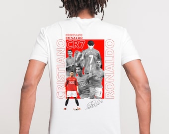 Cristiano Ronaldo Soccer T-Shirt Design: PNG Digital Download