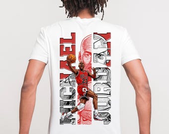 Michael Jordan Comic Design Digital Download, Comic Graphic Tee Png, Basketball DTF Sublimation Print, Basketball Streetwear Tshirt Design.