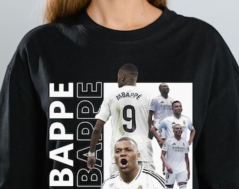 Mbappe Fußball T-Shirt Design, Fußball-Bootleg (PNG Digital Download)