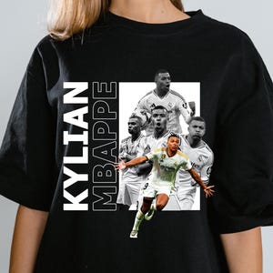 Mbappe Soccer Graphic: Streetwear T-Shirt Design (PNG Digital Download)