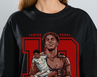 Lamine Yamal Comic World Cup 2026 Shirt Design, World Cup 2026 Soccer T-Shirt, World Cup Gift for Men, FIFA World Cup 2026 Shirt Design.